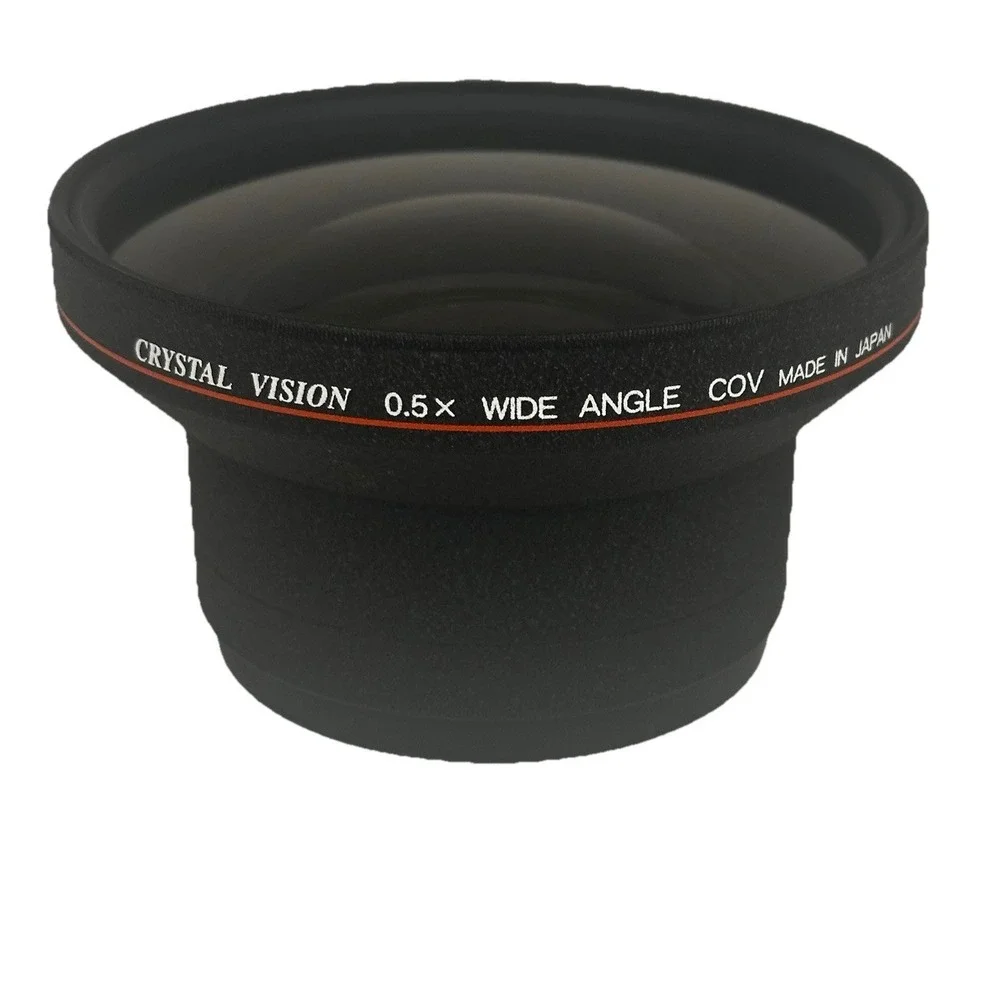 Vintage Crystal Vision 0.5x Wide Angle Converter Attachment For Canon & Others